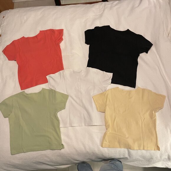 BUNDLE: Petite Medium V-Neck Tshirts - Sonoma Petite Brand - Picture 2 of 10